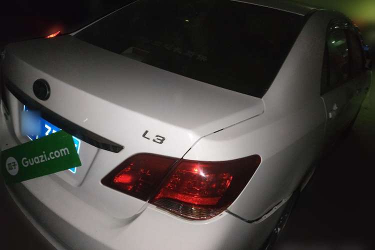 Used BYD L3 2012 1.5L Manual Comfort Edition Rear Right 45 Deg