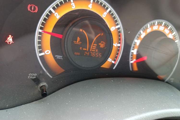 Used BYD L3 2013 1.5L Automatic Comfort Edition Odometer Close Up