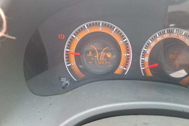 Used BYD L3 2013 1.5L Automatic Comfort Edition Odometer Close Up