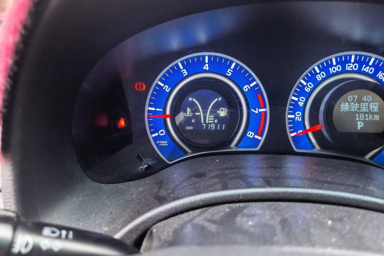 Used BYD L3 2013 1.5L Automatic Comfort Edition Odometer Close Up