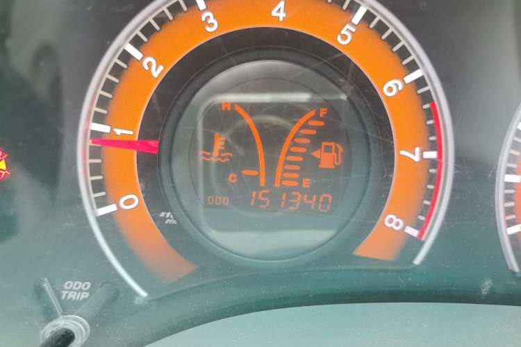 Used BYD L3 2013 1.5L Automatic Comfort Edition Odometer Close Up