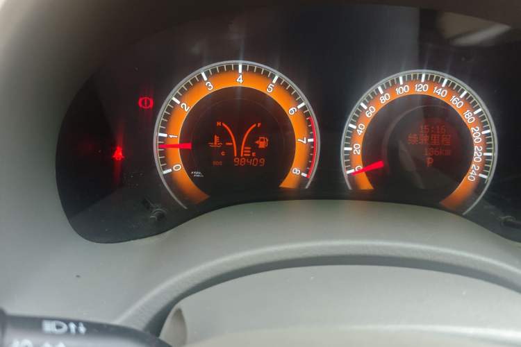 Used BYD L3 2013 1.5L Automatic Prestige Model Odometer Close Up