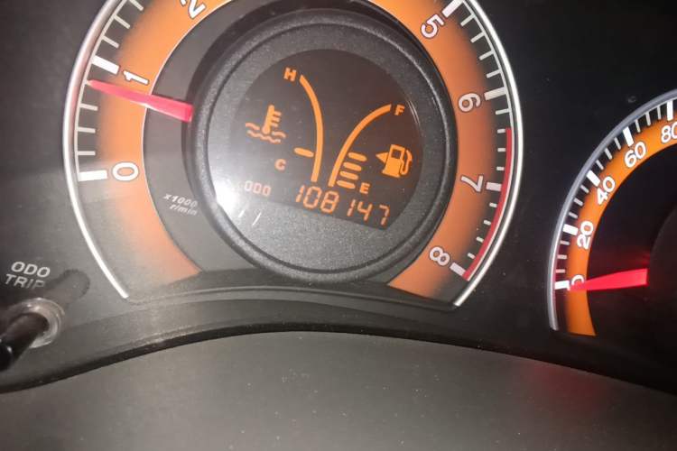 Used BYD L3 2013 1.5L Automatic Comfort Edition Odometer Close Up