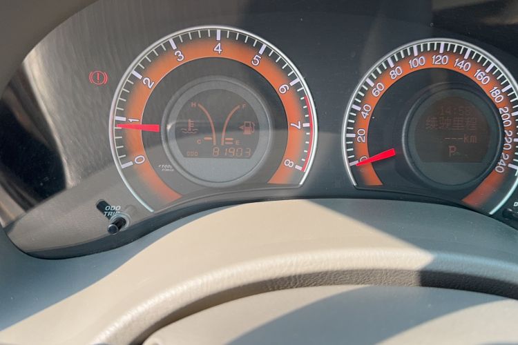 Used BYD L3 2013 1.5L Automatic Comfort Edition Odometer Close Up