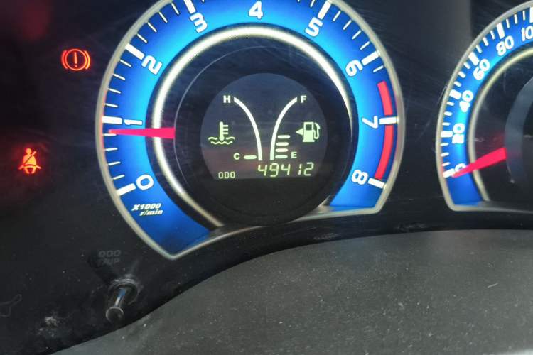 Used BYD L3 2013 1.5L Automatic Comfort Edition Odometer Close Up