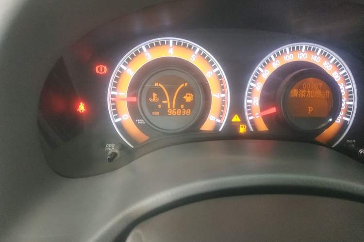 Used BYD L3 2013 1.5L Automatic Comfort Edition Odometer Close Up