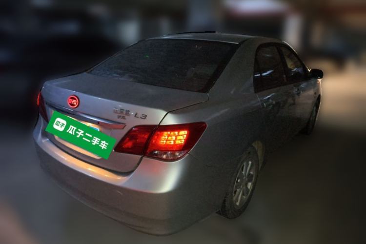 Used BYD L3 2013 1.5L Automatic Comfort Edition Rear Right 45 Deg