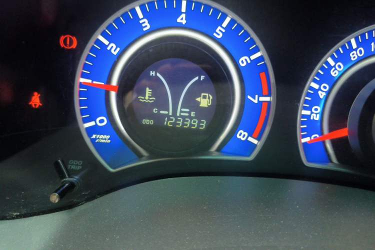 Used BYD L3 2013 1.5L Automatic Comfort Edition Odometer Close Up