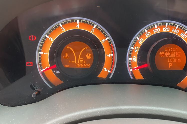 Used BYD L3 2013 1.5L Automatic Comfort Edition Odometer Close Up