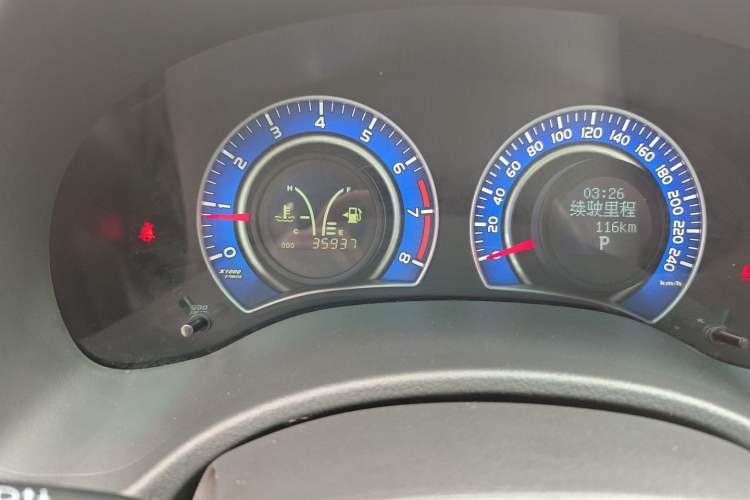 Used BYD L3 2015 Energy-Efficient Model 1.5L Automatic Comfort Edition Odometer Close Up