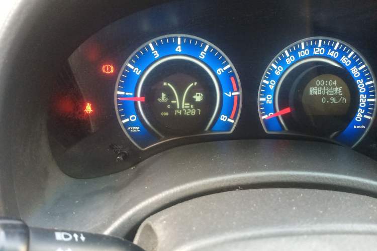 Used BYD L3 2015 Energy-Efficient Model 1.5L Manual Comfort Edition Odometer Close Up