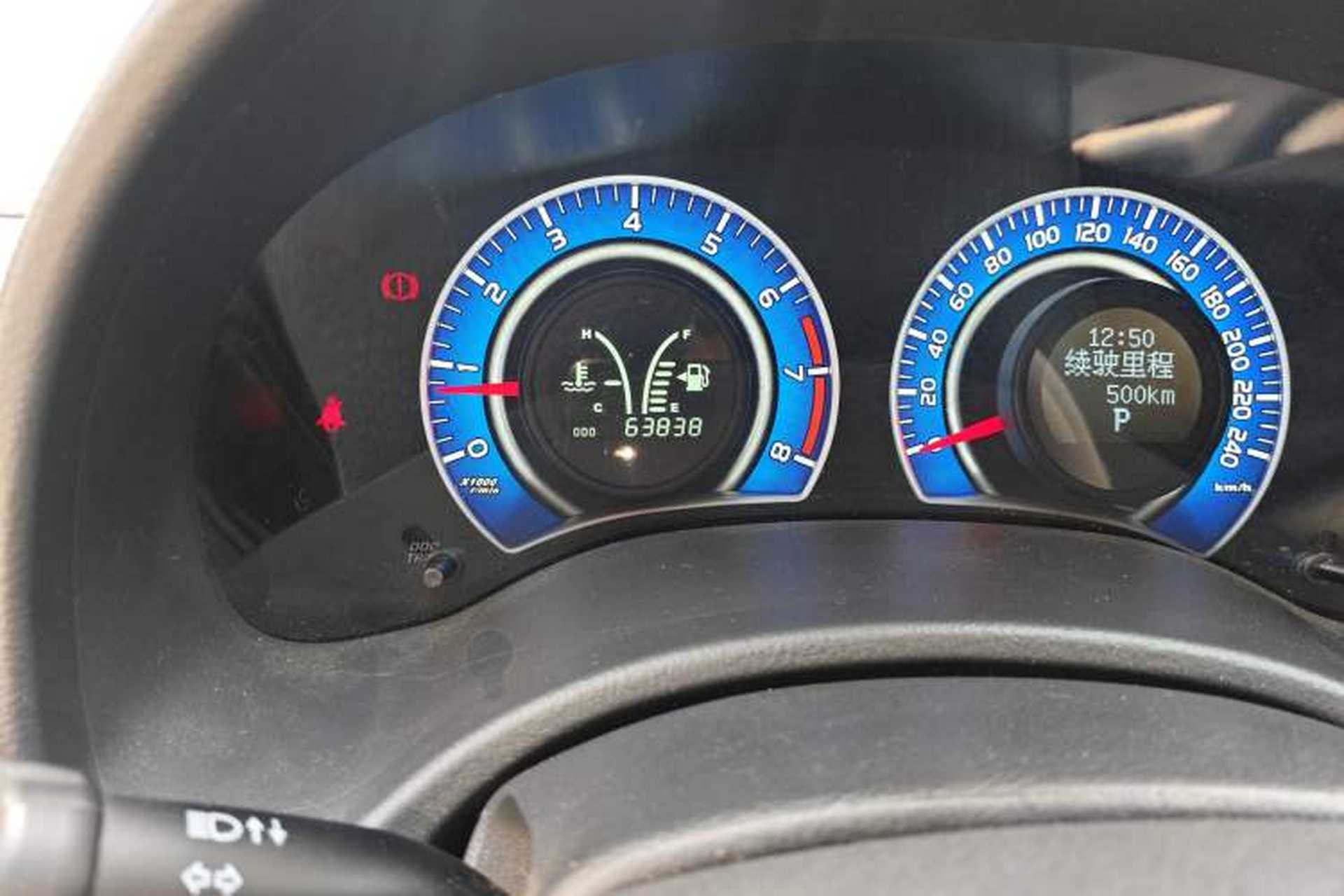 Used BYD L3 2015 Energy-Efficient Model 1.5L Automatic Comfort Edition Odometer Close Up