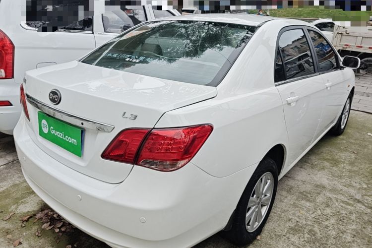 Used BYD L3 2015 Energy-Efficient Model 1.5L Automatic Comfort Edition Rear Right 45 Deg