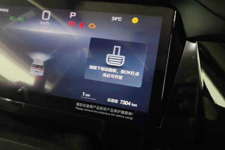 Used BYD M9 2025 1060 Navigation Edition Odometer Close Up