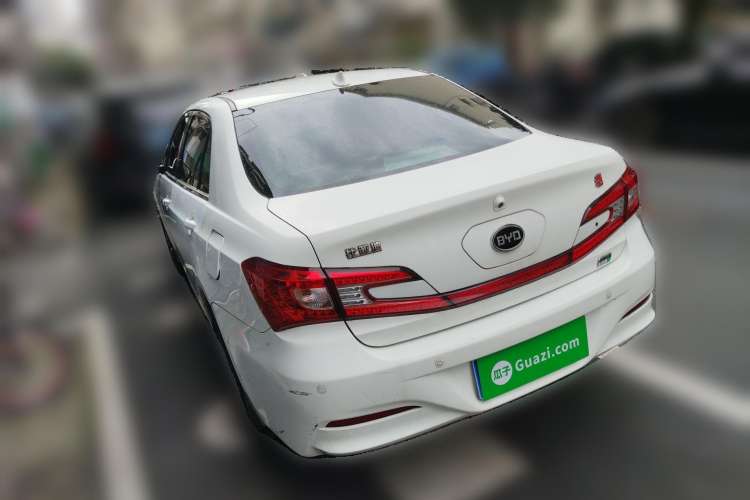 Used BYD Qin 2014 1.5T Cool Black Knight Flagship Model Rear Left 45 Deg