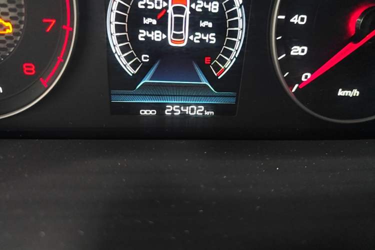 Used BYD Qin 2019 1.5L Manual Luxury Version Odometer Close Up