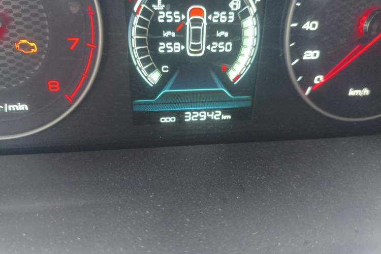 Used BYD Qin 2019 1.5L Automatic Luxury Model Odometer Close Up