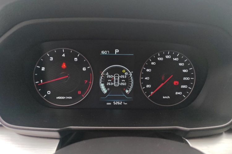 Used BYD Qin 2019 1.5L Automatic Luxury Model Odometer Close Up
