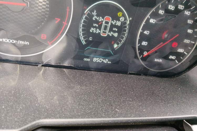 Used BYD Qin 2019 1.5L Automatic Luxury Model Odometer Close Up