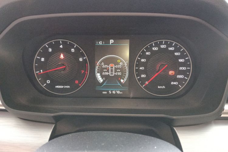 Used BYD Qin 2019 1.5L Automatic Luxury Model Odometer Close Up