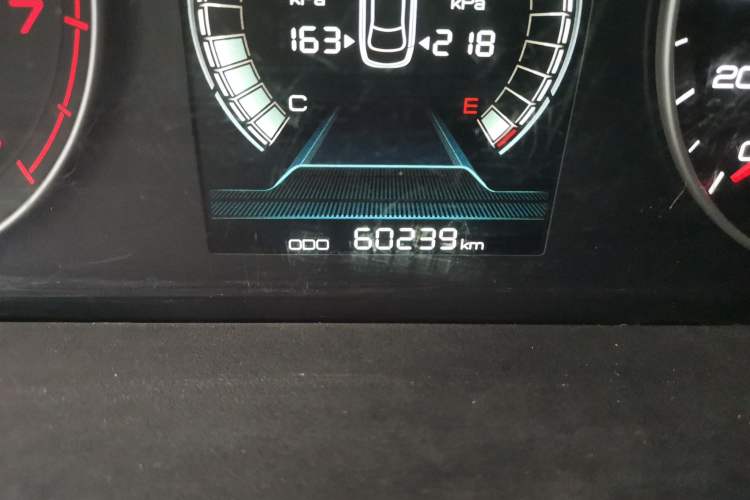 Used BYD Qin 2019 1.5L Manual Luxury Version Odometer Close Up