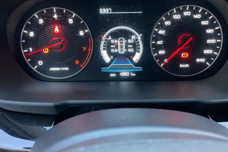 Used BYD Qin 2019 1.5L Manual Comfort Version Odometer Close Up
