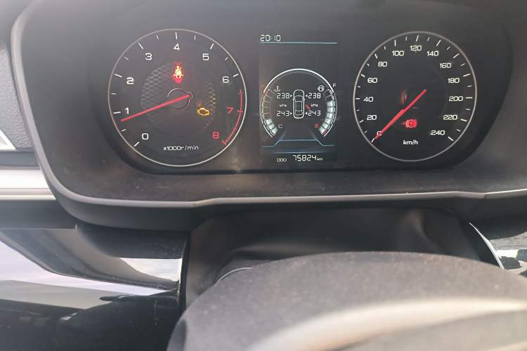 Used BYD Qin 2019 1.5L Manual Comfort Version Odometer Close Up