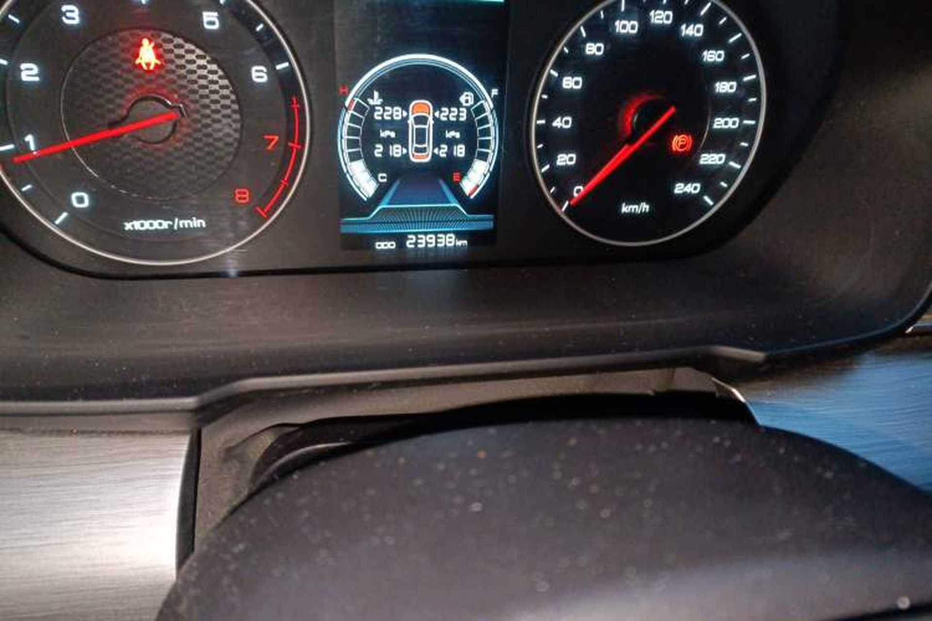 Used BYD Qin 2019 1.5L Automatic Prestige Model Odometer Close Up