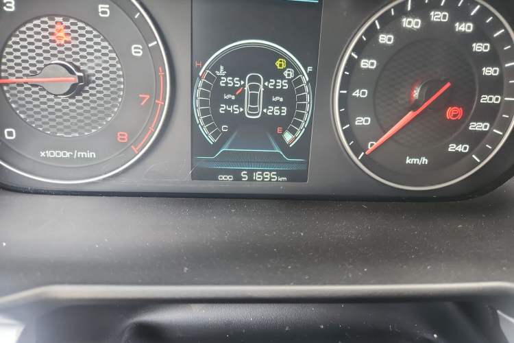 Used BYD Qin 2019 1.5L Automatic Luxury Model Odometer Close Up