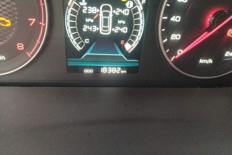 Used BYD Qin 2019 1.5L Automatic Prestige Model Odometer Close Up