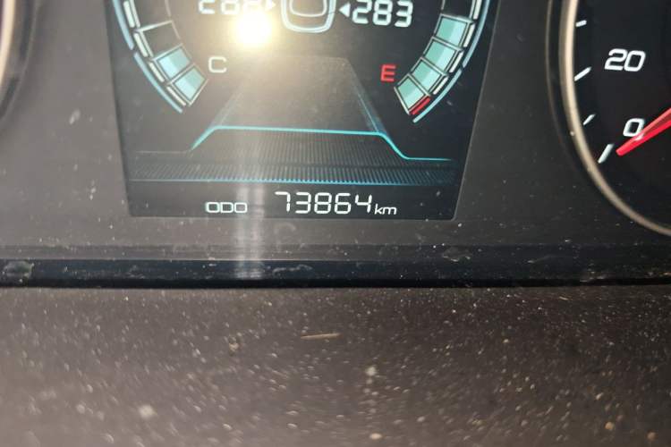 Used BYD Qin 2019 1.5L Automatic Luxury Model Odometer Close Up