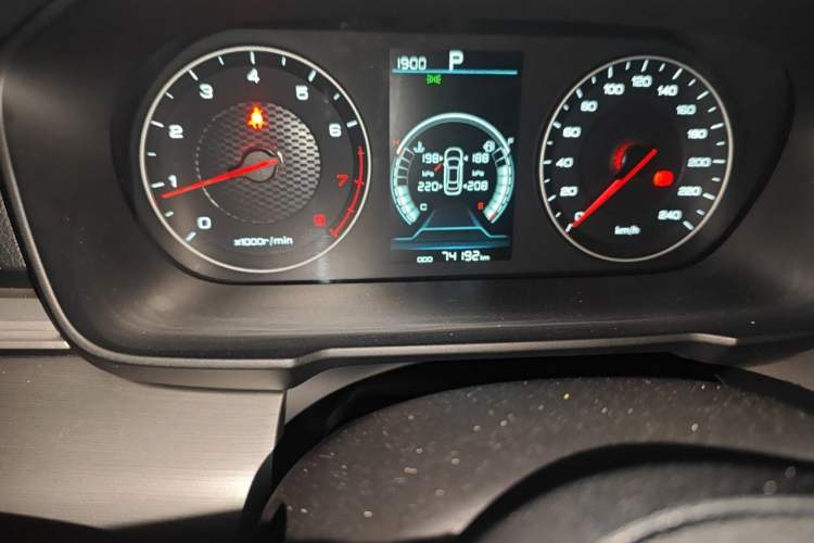 Used BYD Qin 2019 1.5L Automatic Prestige Model Odometer Close Up