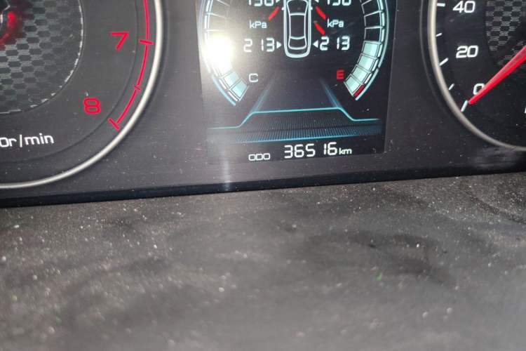 Used BYD Qin 2019 1.5L Automatic Prestige Model Odometer Close Up