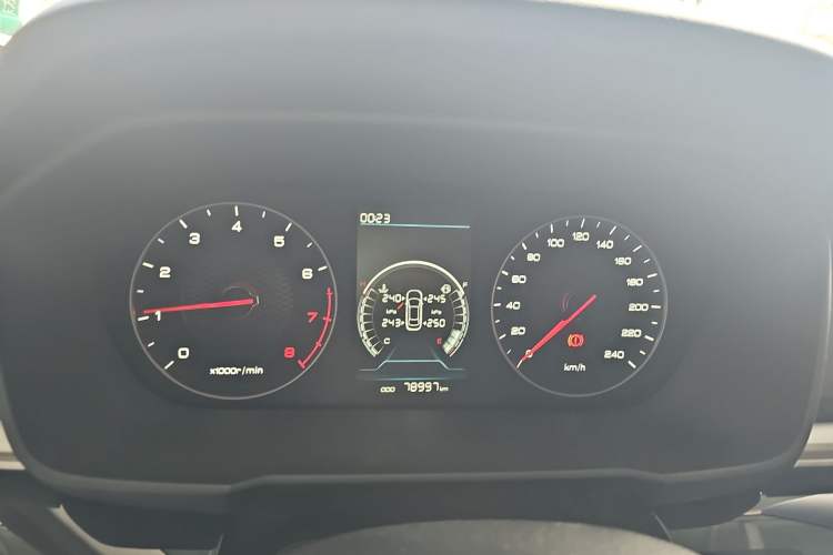 Used BYD Qin 2019 1.5L Manual Luxury Version Odometer Close Up