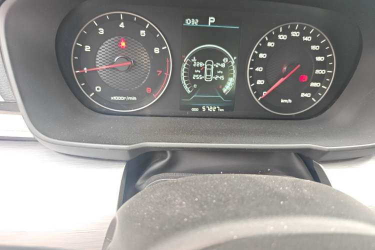 Used BYD Qin 2019 1.5L Automatic Luxury Model Odometer Close Up