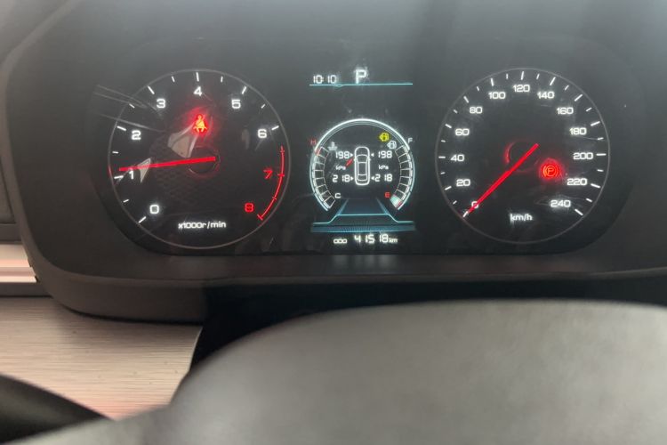 Used BYD Qin 2019 1.5L Automatic Luxury Model Odometer Close Up