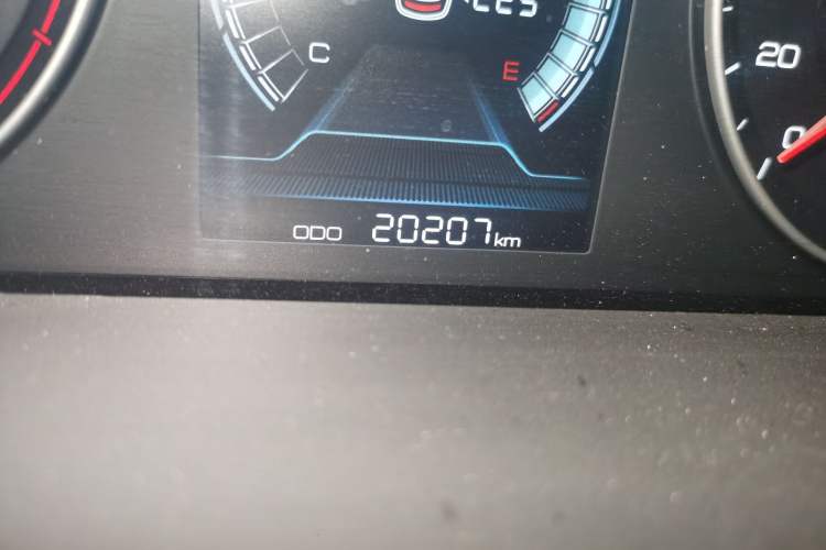 Used BYD Qin 2019 1.5L Automatic Luxury Model Odometer Close Up