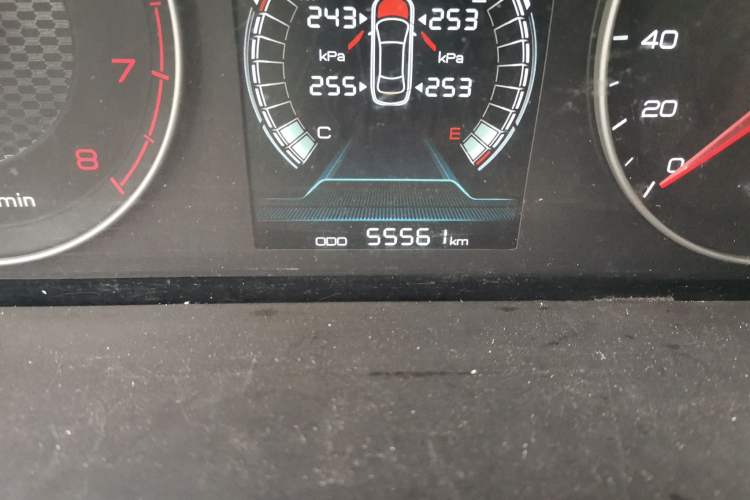 Used BYD Qin 2019 1.5L Automatic Luxury Model Odometer Close Up