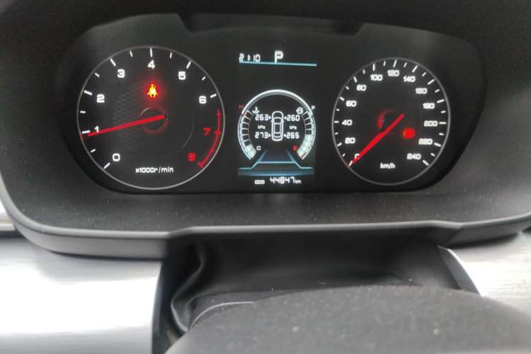 Used BYD Qin 2019 1.5L Automatic Luxury Model Odometer Close Up