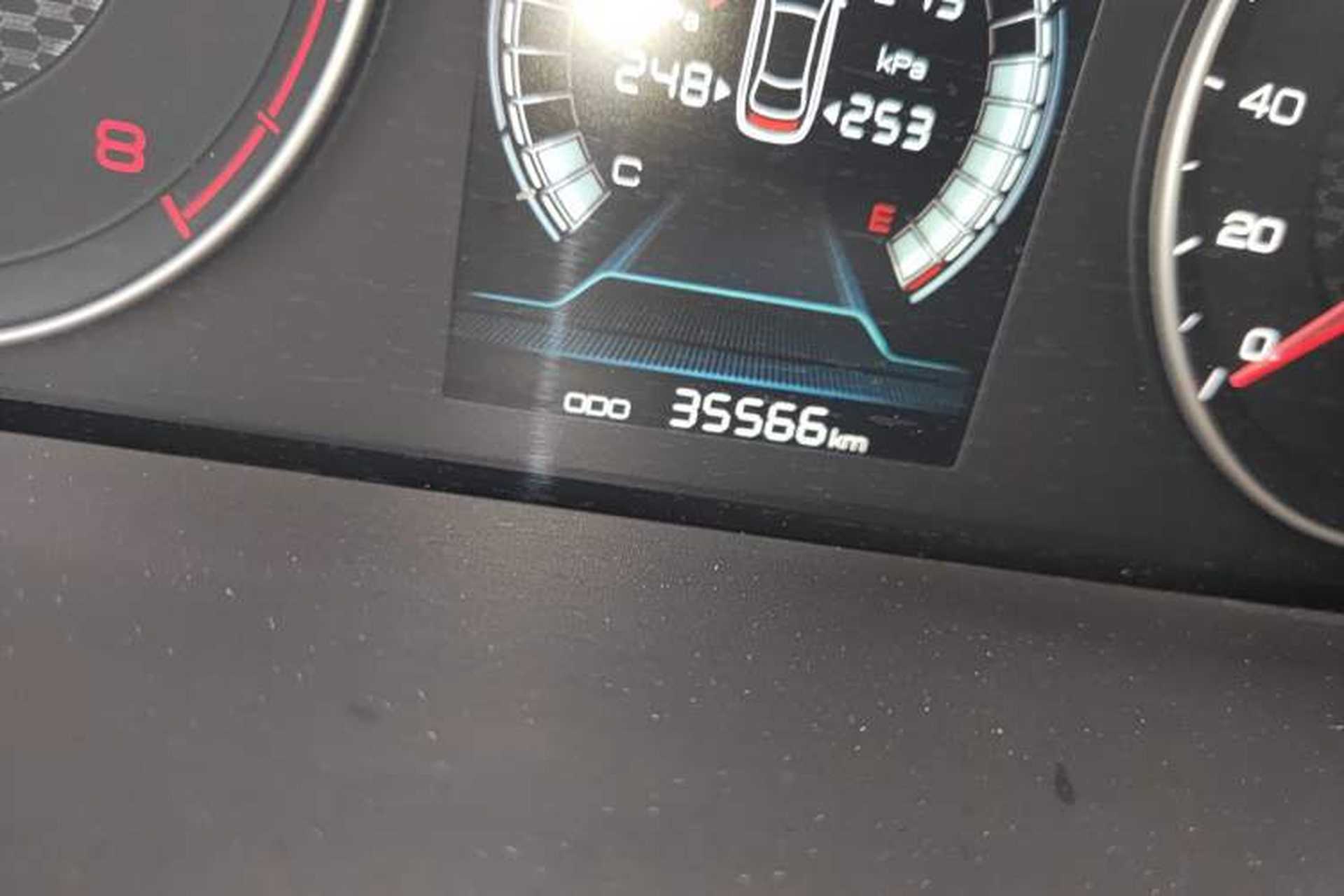 Used BYD Qin 2019 1.5L Automatic Prestige Model Odometer Close Up