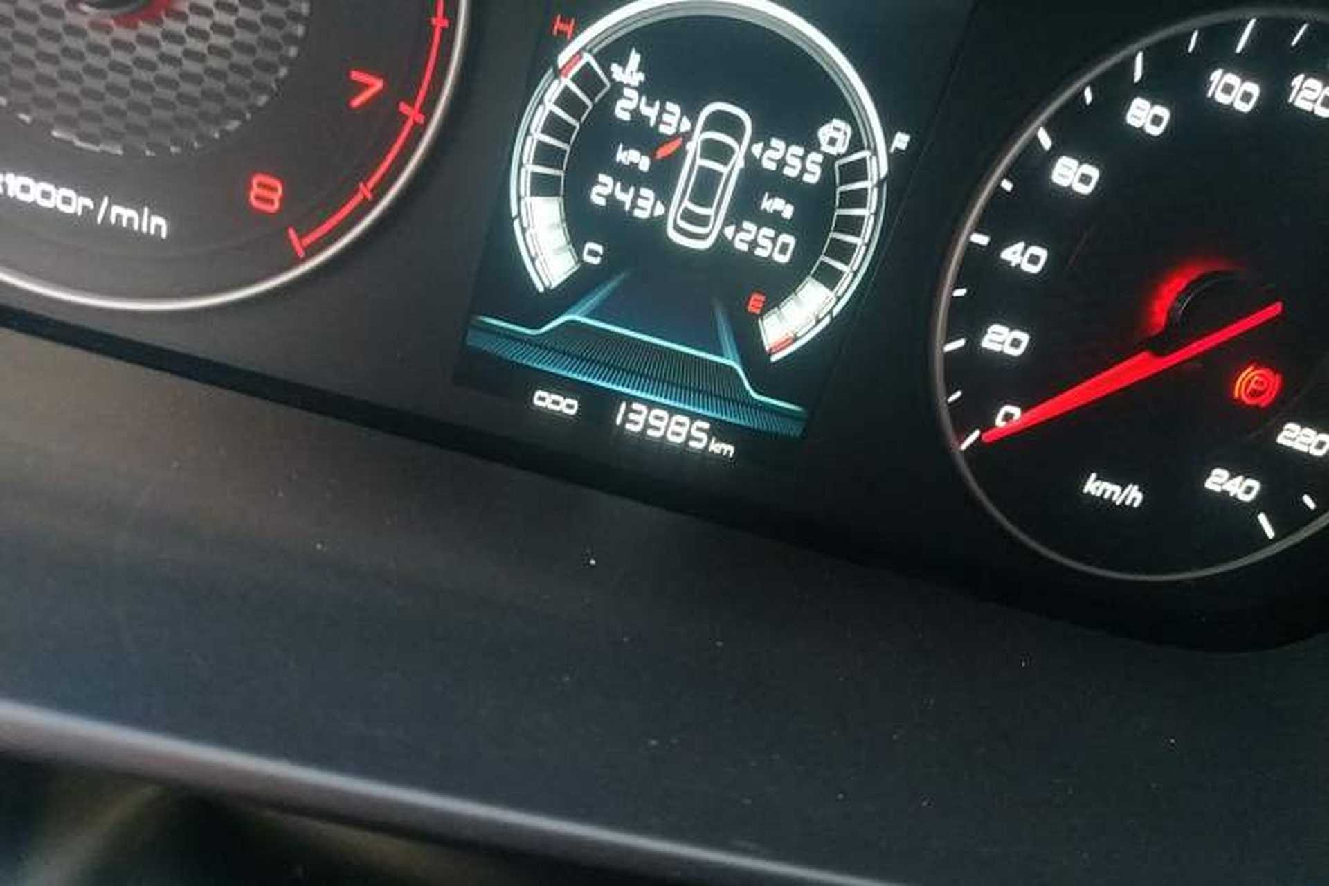 Used BYD Qin 2019 1.5L Automatic Prestige Model Odometer Close Up
