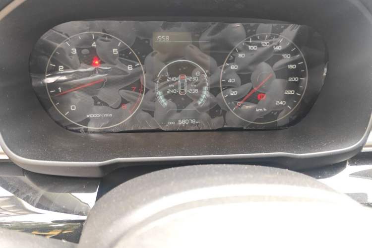 Used BYD Qin 2019 1.5L Manual Luxury Version Odometer Close Up