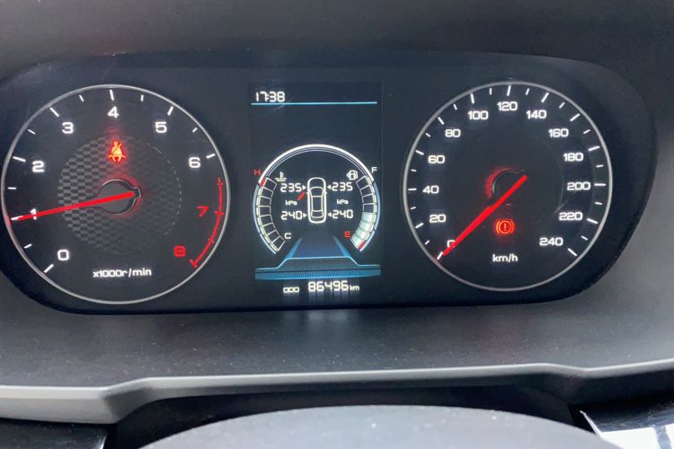 Used BYD Qin 2019 1.5L Manual Comfort Version Odometer Close Up