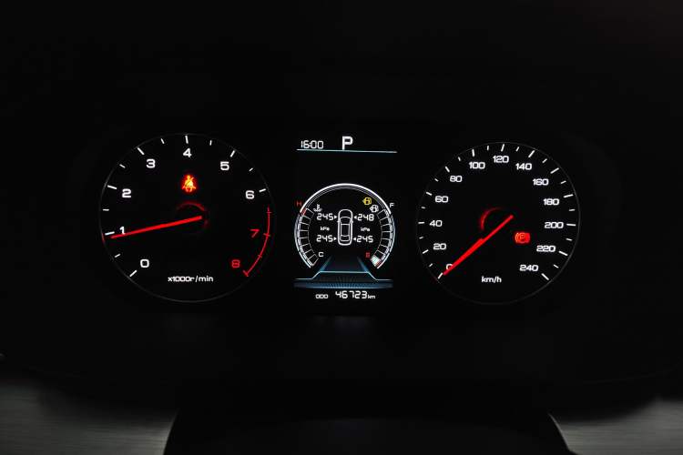 Used BYD Qin 2019 1.5L Automatic Luxury Model Odometer Close Up