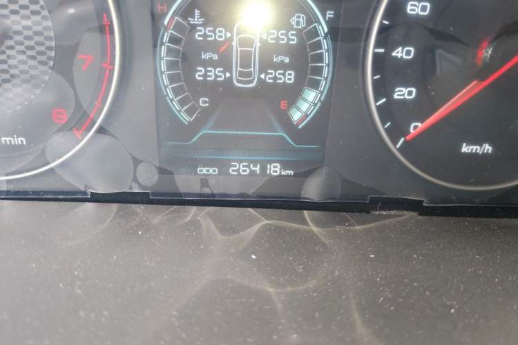 Used BYD Qin 2019 1.5L Automatic Luxury Model Odometer Close Up