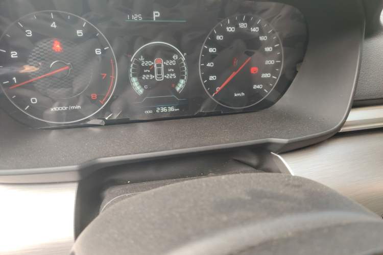 Used BYD Qin 2019 1.5L Automatic Prestige Model Odometer Close Up