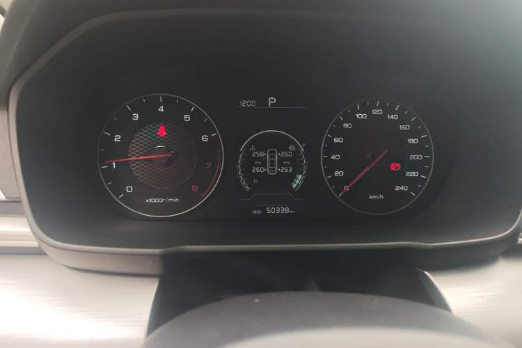 Used BYD Qin 2019 1.5L Automatic Luxury Model Odometer Close Up
