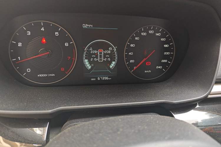 Used BYD Qin 2019 1.5L Manual Luxury Version Odometer Close Up