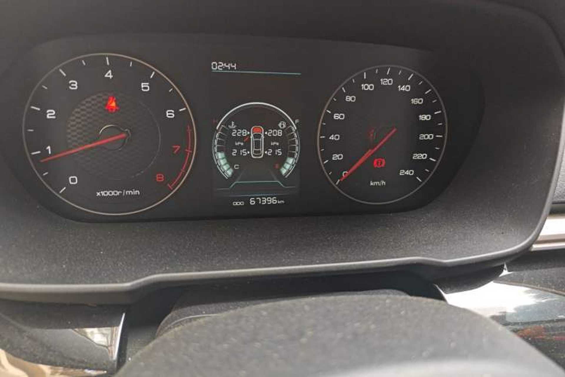 Used BYD Qin 2019 1.5L Manual Luxury Version Odometer Close Up