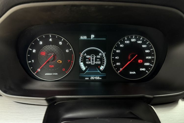 Used BYD Qin 2019 1.5L Automatic Luxury Model Odometer Close Up